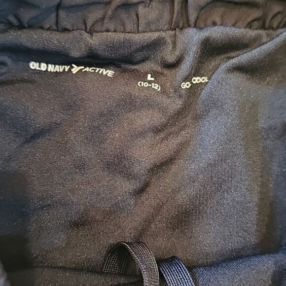 Black quick dry shorts size L girls Old Navy - Picture 3 of 7